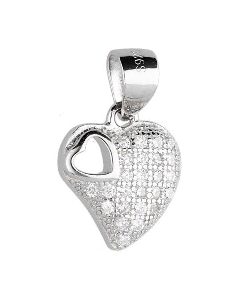 Silver Pendant Heart